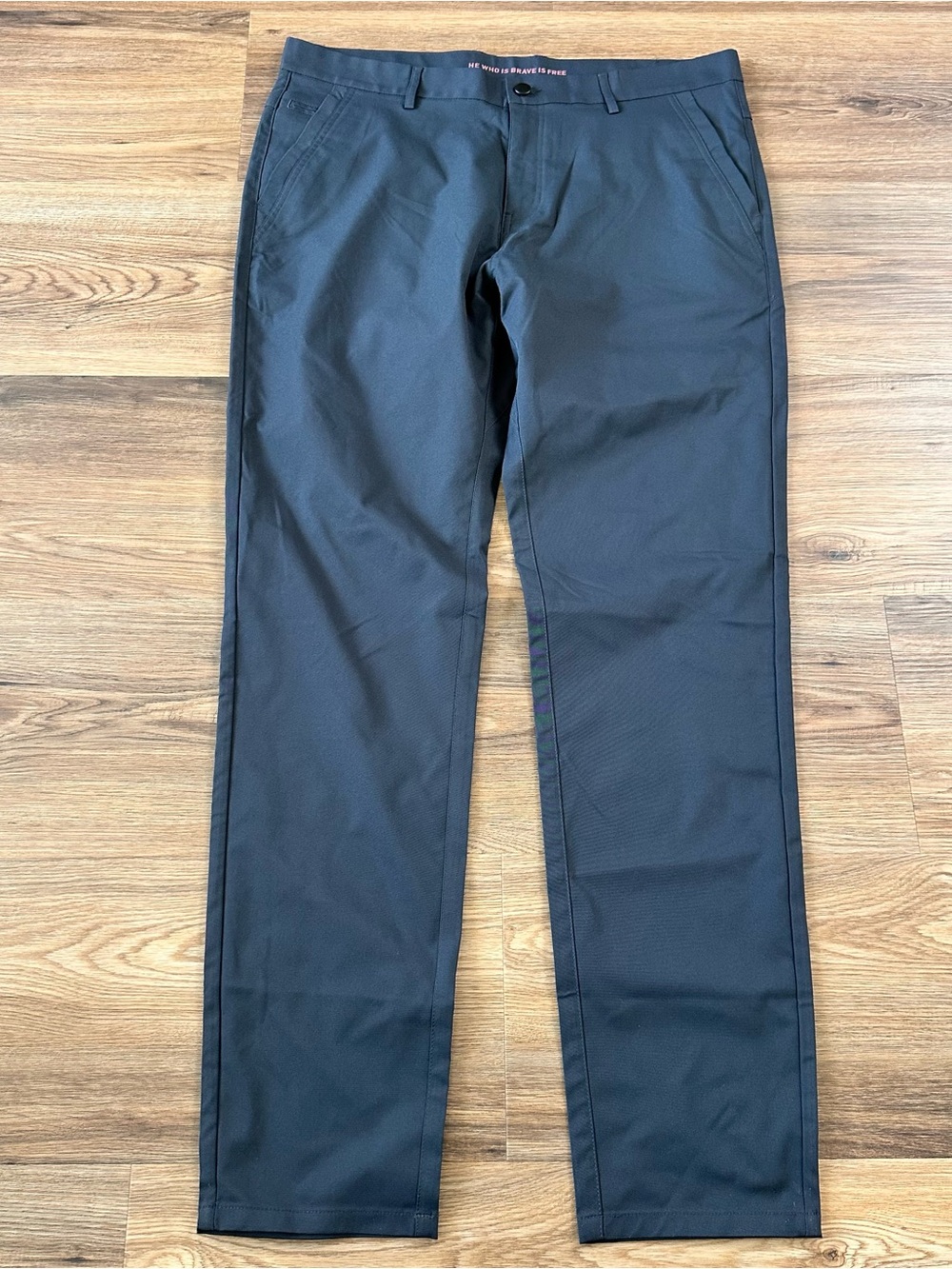 Marcus Pierce Renegade Tech Pants Mens 35x34 Black Performance Chino Stretch EUC